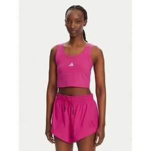 adidas Felső Essentials Small Logo JP4792 Rózsaszín Slim Fit kép