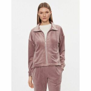 Triumph Pulóver Cozy Comfort Velour Zip Jacket 10216555 Barna Regular Fit kép