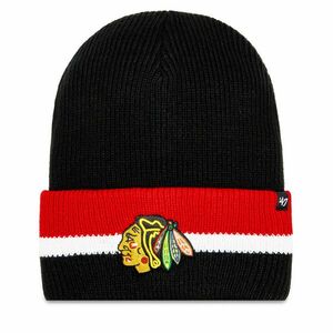 Sapka 47 Brand NHL Chicago Blackhawks Split Cuff 47 H-SPLCC04ACE-BKA Fekete kép