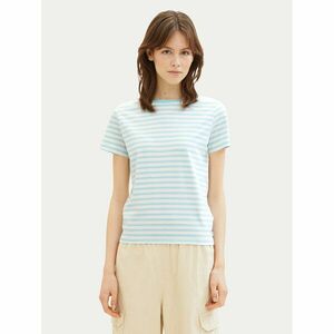Tom Tailor Denim Póló 1035867 Zöld Boxy Fit kép