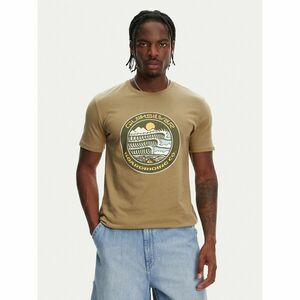 Quiksilver Póló Ev Three Seas Ss EQYZT08051 Khaki Regular Fit kép