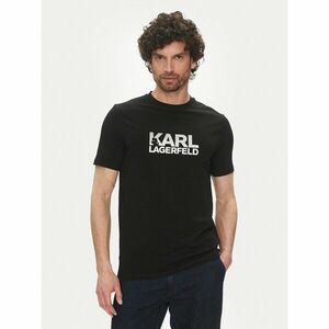 KARL LAGERFELD Póló 755087 552235 Fekete Regular Fit kép