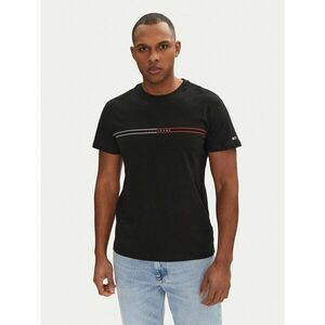 Tommy Jeans Póló Entry Graphic DM0DM20779 Fekete Slim Fit kép