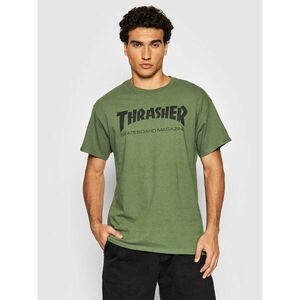 Thrasher Póló Skatemag Zöld Regular Fit kép