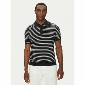 Tommy Hilfiger Pólóing Essential Cotton Knitted Polo MW0MW37396 Sötétkék Regular Fit kép