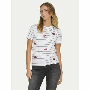 ONLY Póló Kita 15332698 Fehér Regular Fit kép