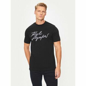 KARL LAGERFELD Póló 755048 544224 Fekete Regular Fit kép