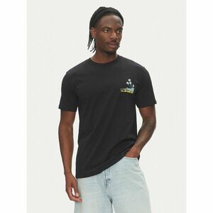Quiksilver Póló Palm Lines Ss EQYZT08057 Fekete Regular Fit kép