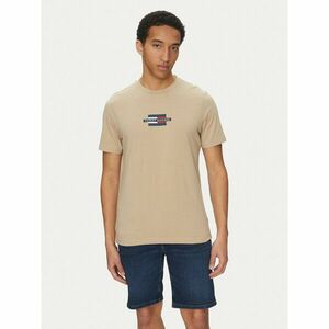 Tommy Hilfiger Póló Flag Box MW0MW38636 Bézs Regular Fit kép