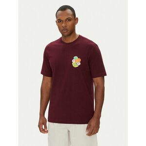 adidas Póló JW2976 Bordó Loose Fit kép
