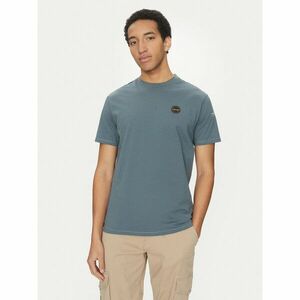 Napapijri Póló S-Badge NP0A4I3N Kék Regular Fit kép