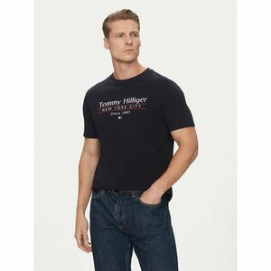 Tommy Hilfiger Póló Center Stack MW0MW38621 Sötétkék Regular Fit kép