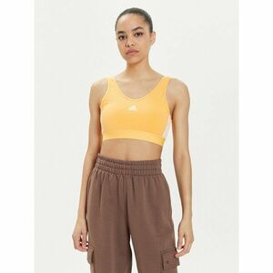 adidas Felső Essentials 3-Stripes IR6110 Sárga Slim Fit kép