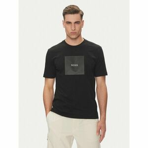BOSS Póló Logo 50538096 Fekete Regular Fit kép