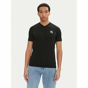 KARL LAGERFELD Póló 755021 552224 Fekete Regular Fit kép