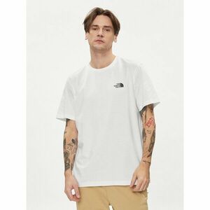 The North Face Póló Simple Dome NF0A87NG Fehér Regular Fit kép