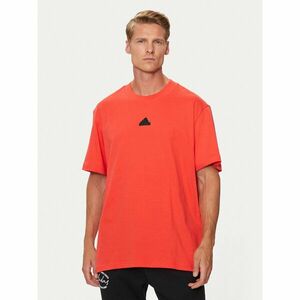 adidas Póló Brand Love IW3540 Narancssárga Loose Fit kép