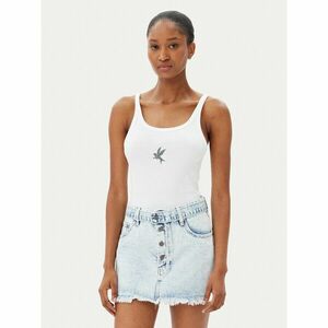 One Teaspoon Felső Fine 26605 Fehér Slim Fit kép