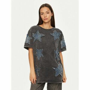 One Teaspoon Póló Denim Star 26858 Szürke Relaxed Fit kép