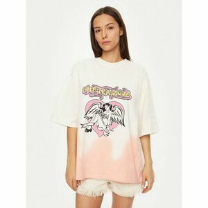 One Teaspoon Póló Angel 26821 Ekru Relaxed Fit kép