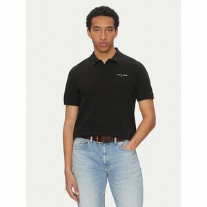 Tommy Jeans Pólóing Linear DM0DM20914 Fekete Regular Fit kép