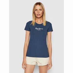 Pepe Jeans Póló New Virgina PL505202 Sötétkék Slim Fit kép