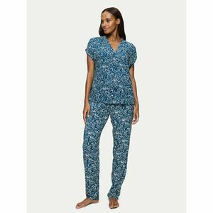 Triumph Pizsama Boyfriend 10222611 Kék Relaxed Fit kép