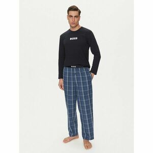 BOSS Pizsama Easy Long Set 50535882 Sötétkék Regular Fit kép