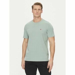 Napapijri Póló Salis NP0A4H8D Khaki Regular Fit kép