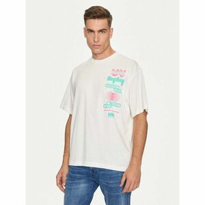 Replay Póló MMG334.000.23454 Fehér Oversize kép