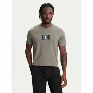 Calvin Klein Póló Box Tape Graphic LV04RC854G Zöld Regular Fit kép