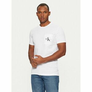Calvin Klein Jeans Póló J30J320936 Fehér Slim Fit kép