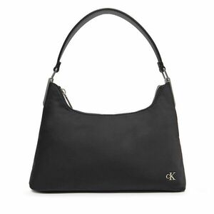 Táska Calvin Klein Jeans Satin Nylon Small Shoulder Bag LV04K3219G Fekete kép