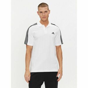 adidas Pólóing Essentials Piqué Embroidered Small Logo 3-Stripes Polo Shirt IC9312 Fehér Regular Fit kép