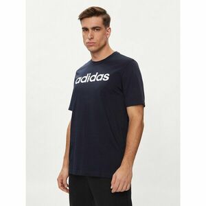 adidas Póló Essentials Single Jersey Linear Embroidered Logo T-Shirt IC9275 Kék Regular Fit kép