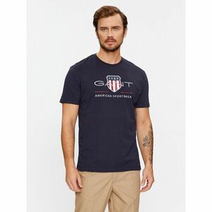 Gant Póló Reg Archive Shield Ss 2003199 Sötétkék Regular Fit kép