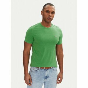 Tommy Jeans Póló Jaspe DM0DM20363 Zöld Slim Fit kép