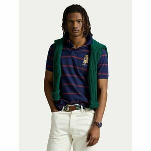 Polo Ralph Lauren Pólóing 710971839001 Sötétkék Custom Slim Fit kép