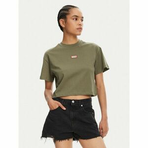 Hunter Póló Abby HARW0059251 Khaki Boxy Fit kép