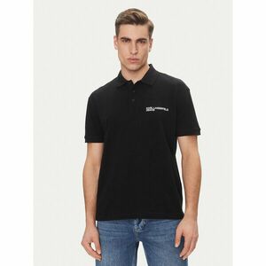 KARL LAGERFELD Pólóing A2M17094 Fekete Regular Fit kép