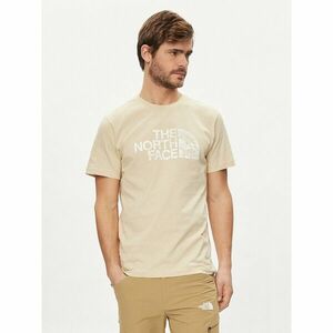 The North Face Póló Woodcut Dome NF0A87NX Bézs Regular Fit kép