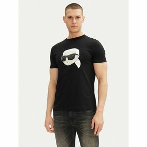 KARL LAGERFELD Póló 755073 552251 Fekete Regular Fit kép