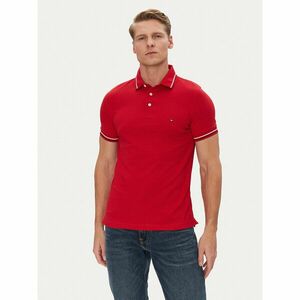Tommy Hilfiger Pólóing Seasonal MW0MW39993 Piros Slim Fit kép