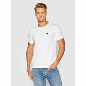 Calvin Klein Jeans Póló Tee Shirt Essential J30J314544 Fehér Slim Fit kép