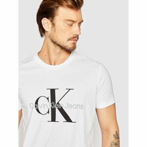 Calvin Klein Jeans Póló J30J320935 Fehér Slim Fit kép