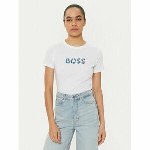 BOSS Póló C_Elogo 50535322 Fehér Regular Fit kép
