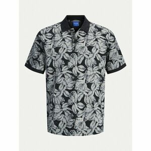Jack&Jones Pólóing Split 12272985 Fekete Regular Fit kép