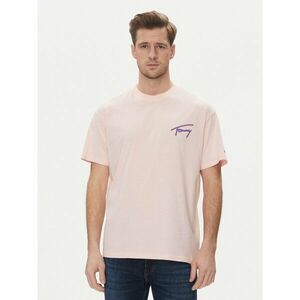 Tommy Jeans Póló Faded Graphic DM0DM20768 Rózsaszín Relaxed Fit kép