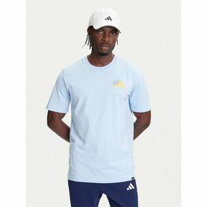 adidas Póló Food Grilled Cheese Graphic JM6460 Kék Regular Fit kép