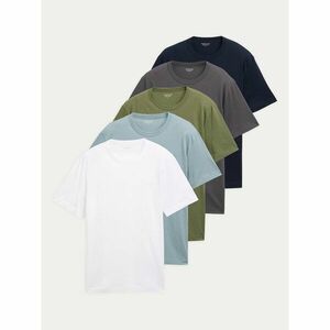 Tom Tailor 5db-os póló szett 1047052 Színes Regular Fit kép